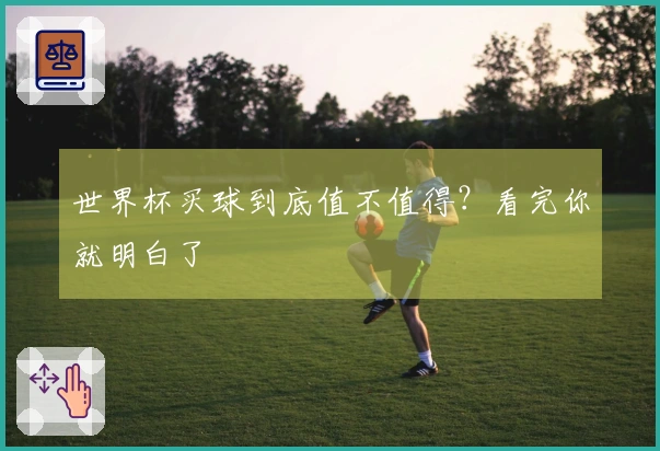 世界杯买球到底值不值得？看完你就明白了