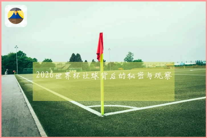 2026世界杯让球背后的秘密与观察